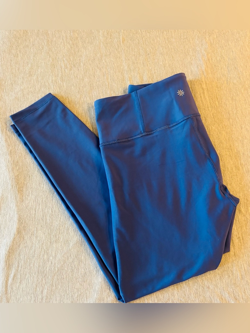 Athleta interval tight Blue High-Waist Leggings with back pocket